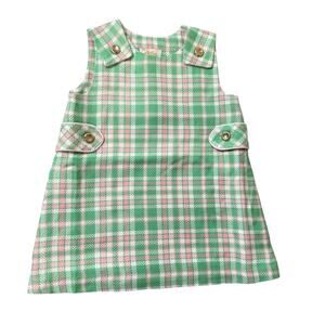NEW TBBC Plaid Janie Jumper Dress Size 3T